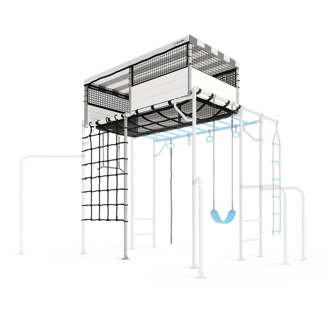 Barra Tricipiti PLAY GYM / MONKEY BARS / GYM SET - ADD TO YOUR CUBBY HOUSE - Building Plans V1 E Sbarra Trazioni - Foto 3