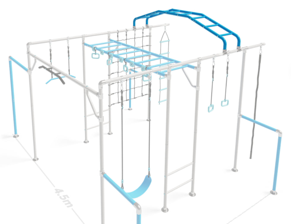 Monkey Bridge for Monkey Bars | Monkey Bar Accessories - Growplay