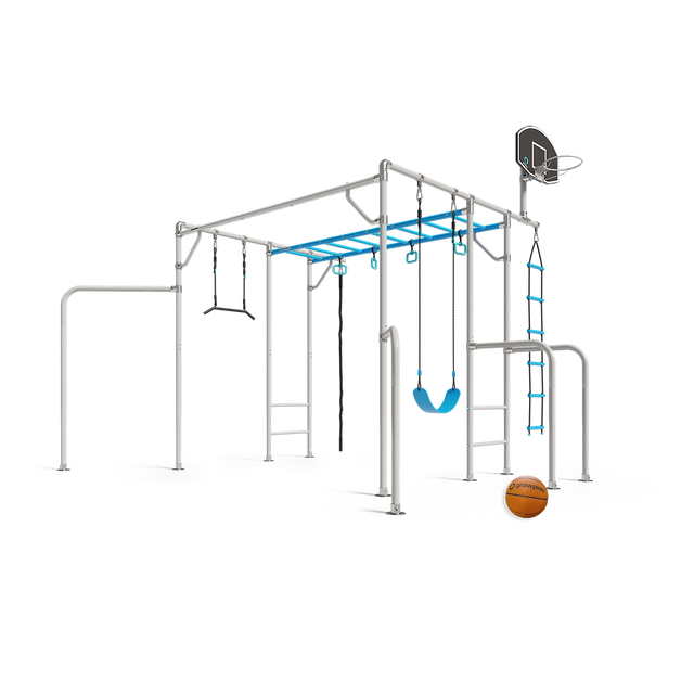 Growplay Large monkey bars frame in blue