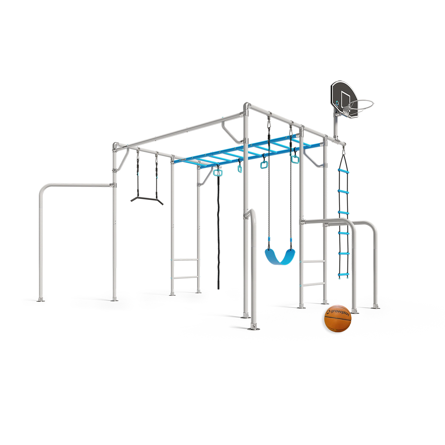 Growplay Large monkey bars frame in blue
