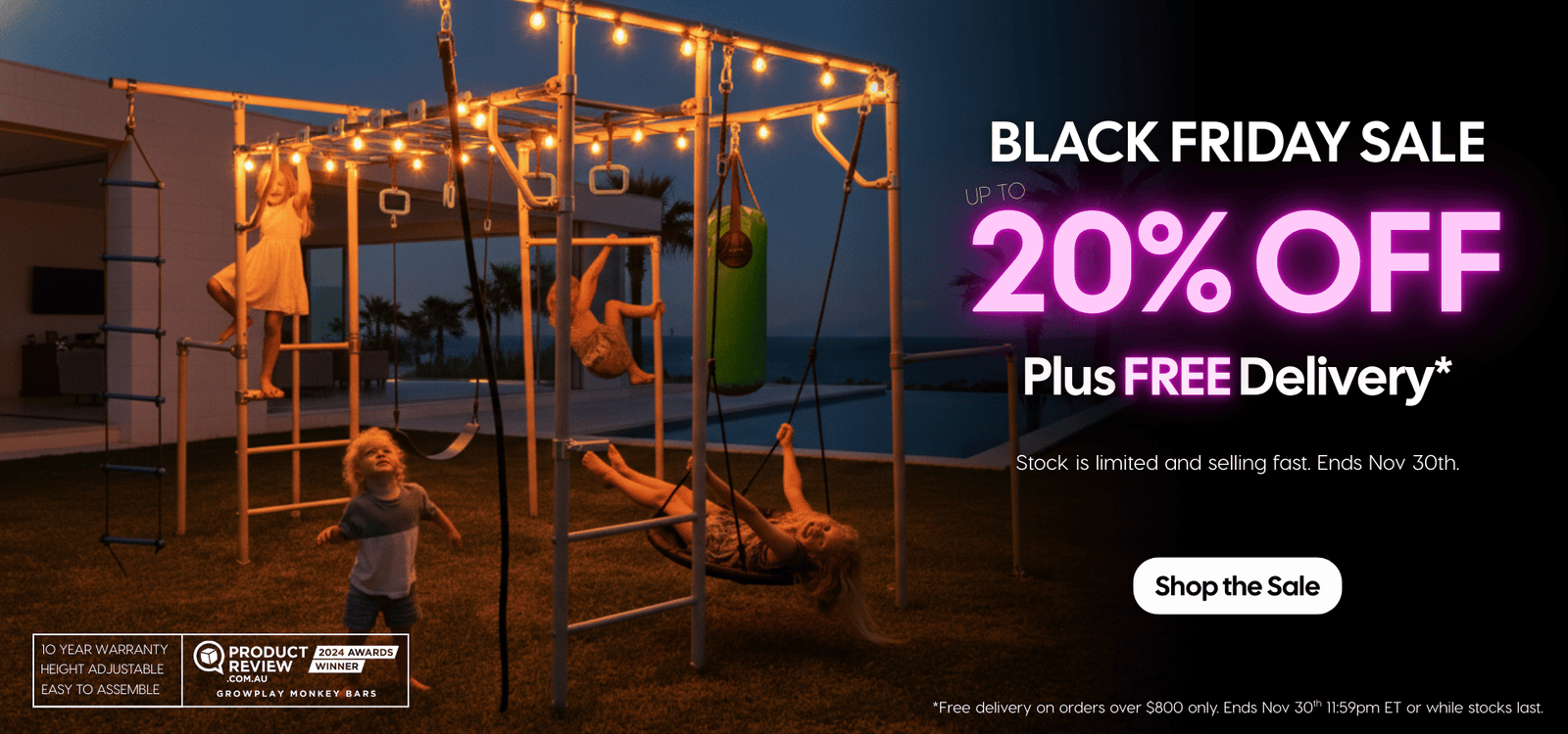 Growplay Monkey Bars Black Friday