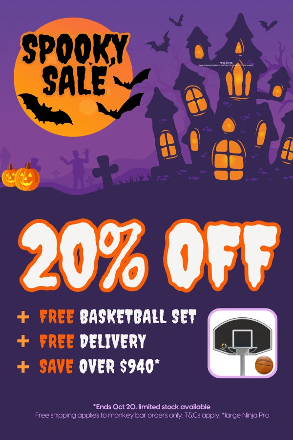 USA Spooky Sale: 20% off with free delivery and a free basketball set