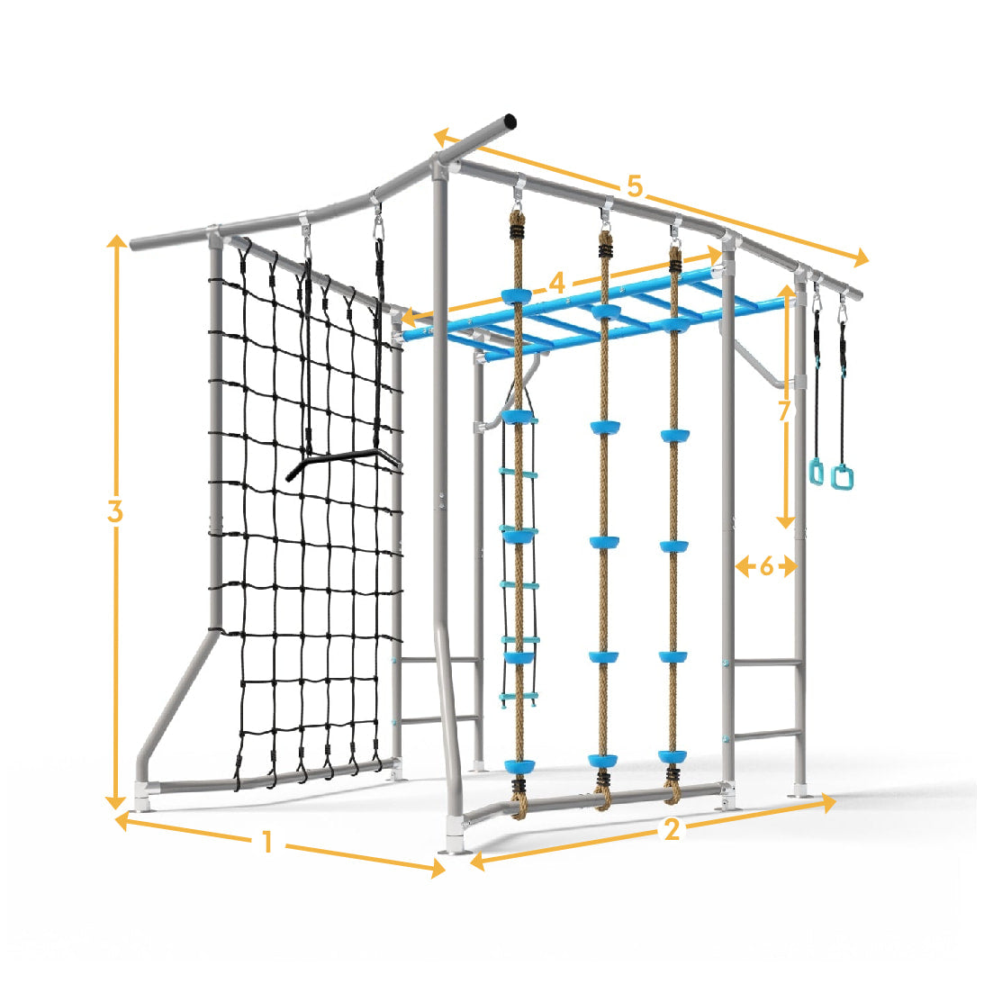 THE COMPACT dimensions diagram