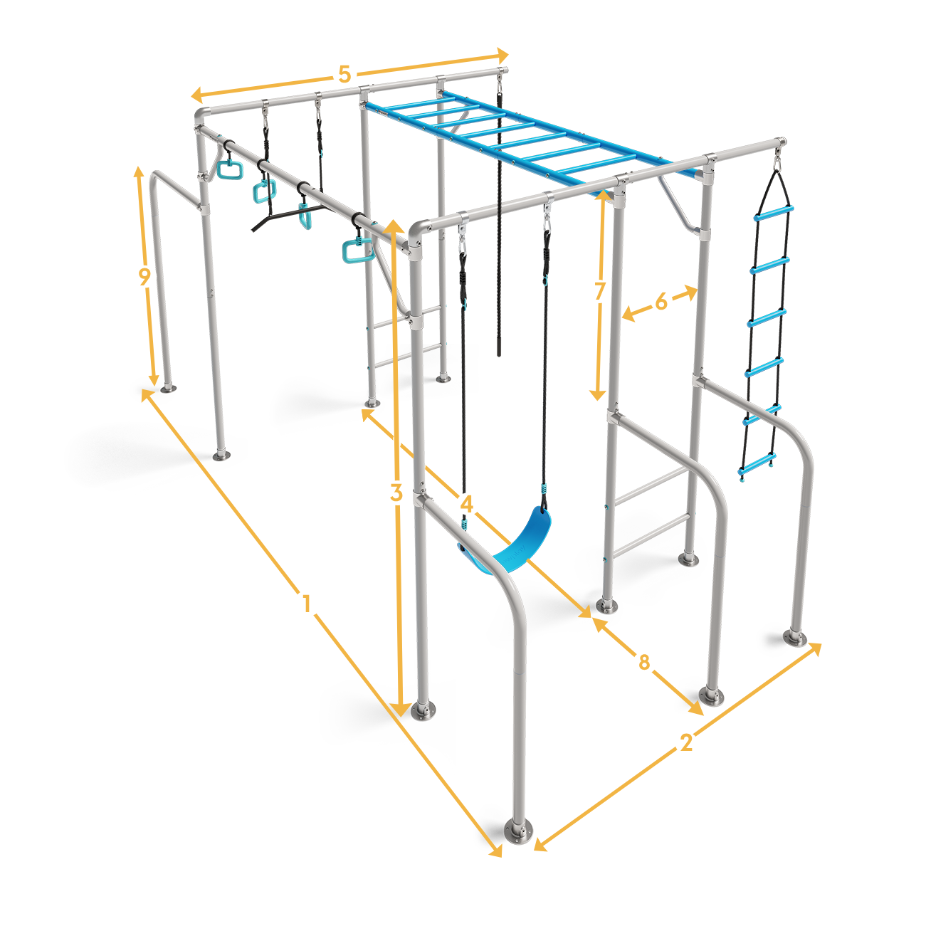 THE LARGE dimensions diagram