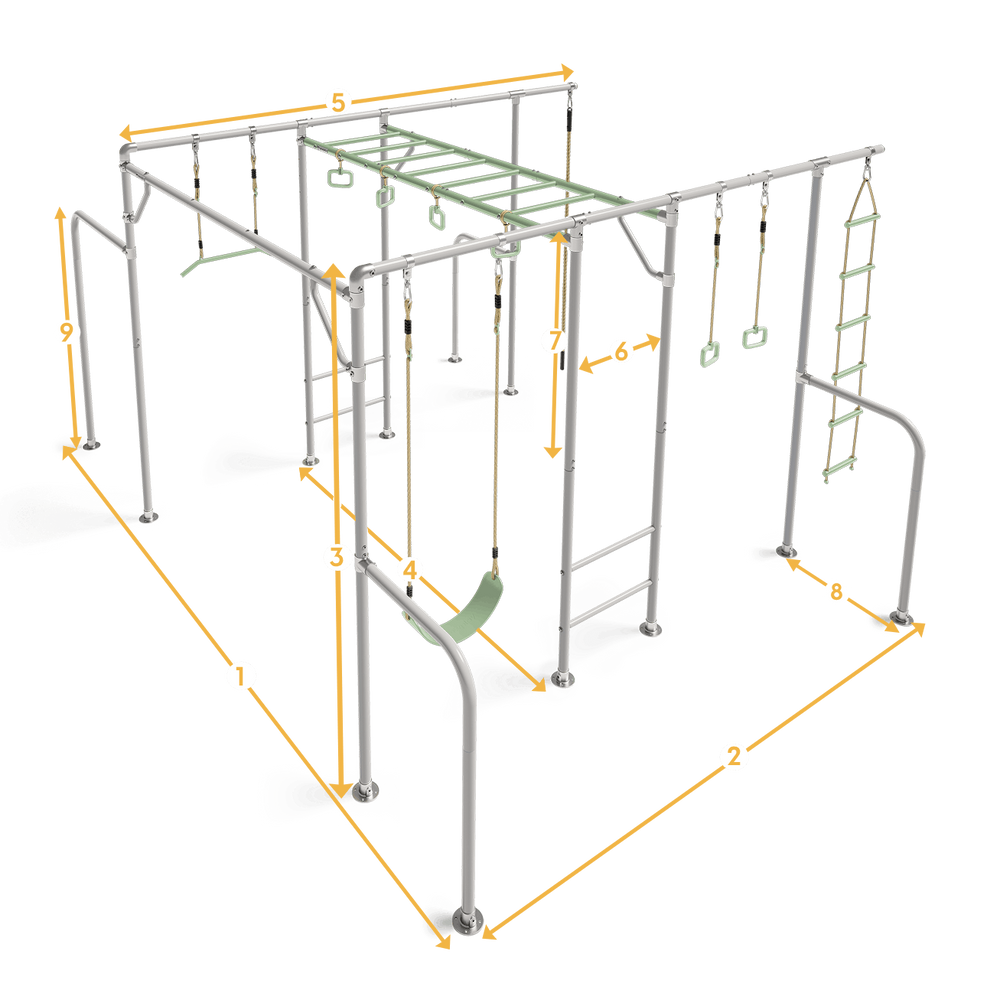 XL NINJA PRO base frame dimensions