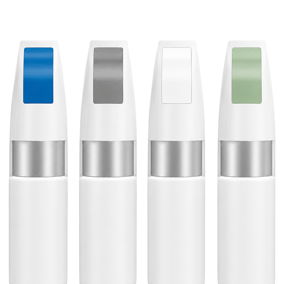 Growplay touch up paint pens in Blue, Silver, White and Green